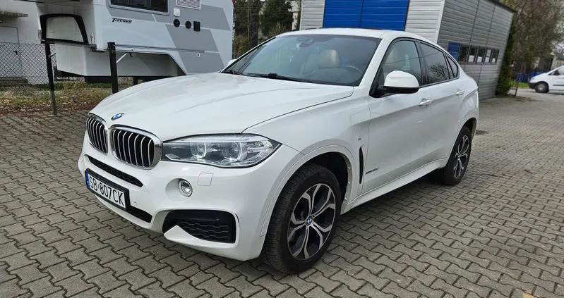 śląskie BMW X6 cena 163000 przebieg: 169000, rok produkcji 2016 z Biała